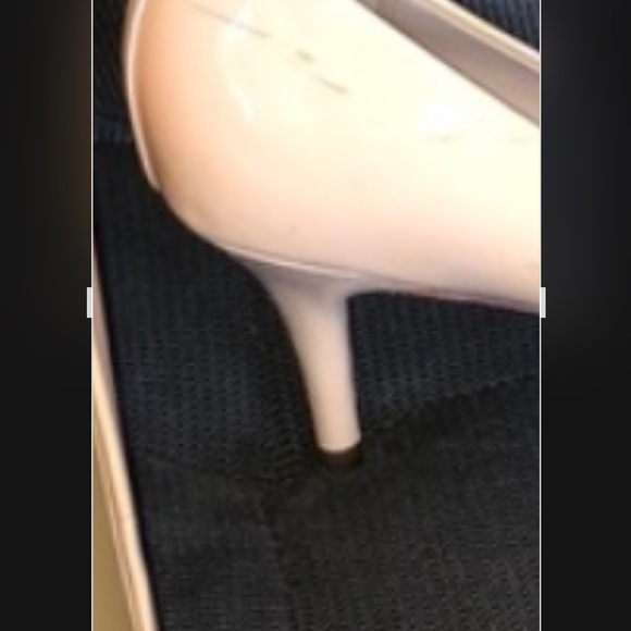 Coach Nude Patent Leather Heels - Picture 6 of 8